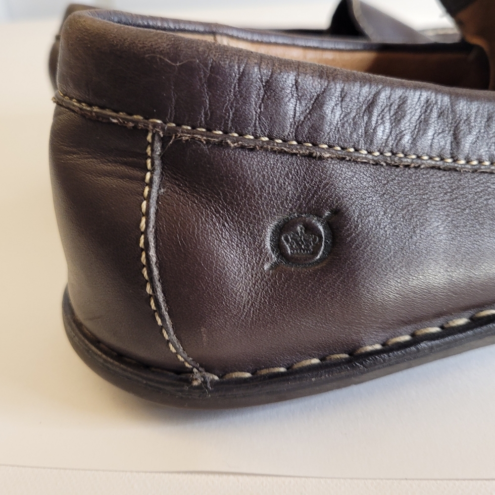 Men's Born Leather Loafer Slip-on Shoes size 10.5  (44.5) - Picture 6 of 12